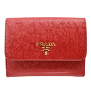 Prada Double Hook Compact Wallet